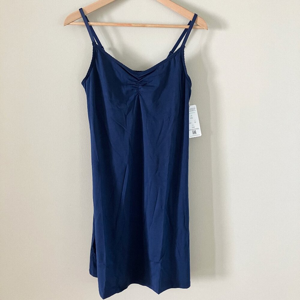 Lands End sleep chemise navy blue size xs